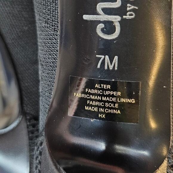 Charles by Charles David Venus Knit Black Pointed Stiletto Sock Bootie Size 7 - Picture 9 of 9